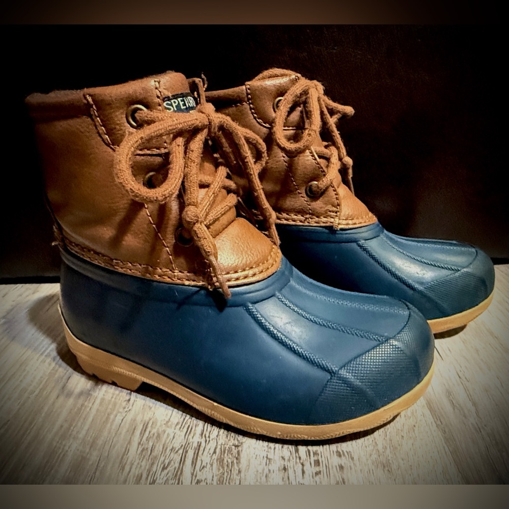 Sperry Kids Boots - Brown and Blue